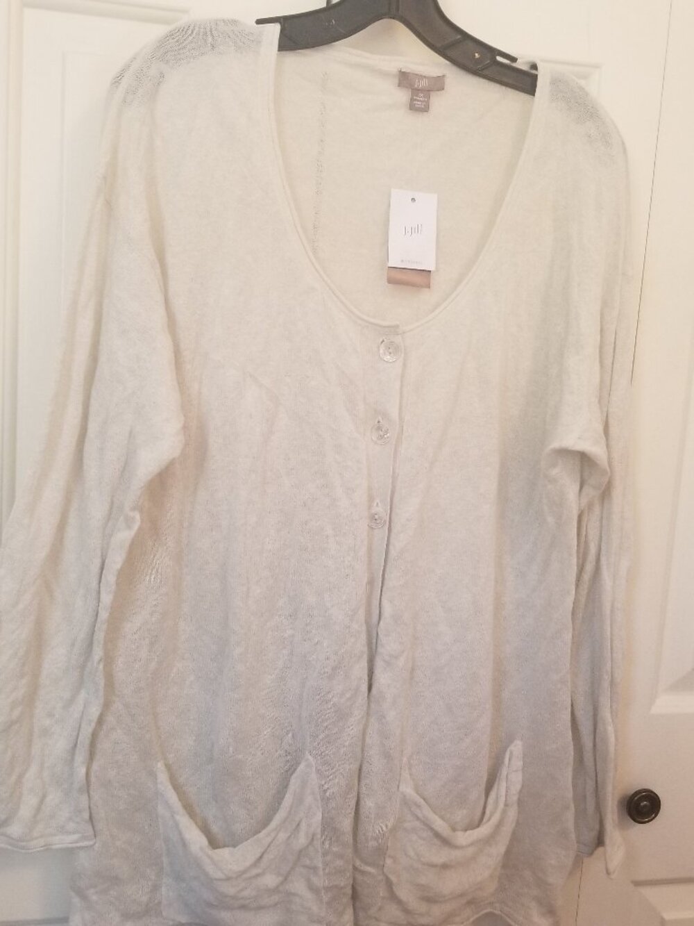 J JILL slouchy sheer sweater 1X - Picture 8 of 9
